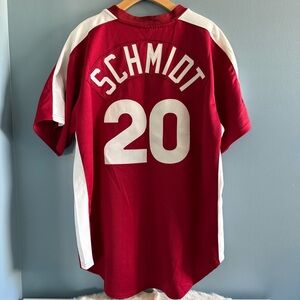Mitchell & Ness Authentic Mike Schmidt Philadelphia Phillies Baseball Jersey